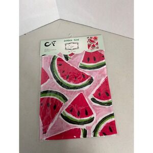 CAF Watermelon Garden Flag‎ 12x18 Summer Fruit Outdoor Decor Pink Green New